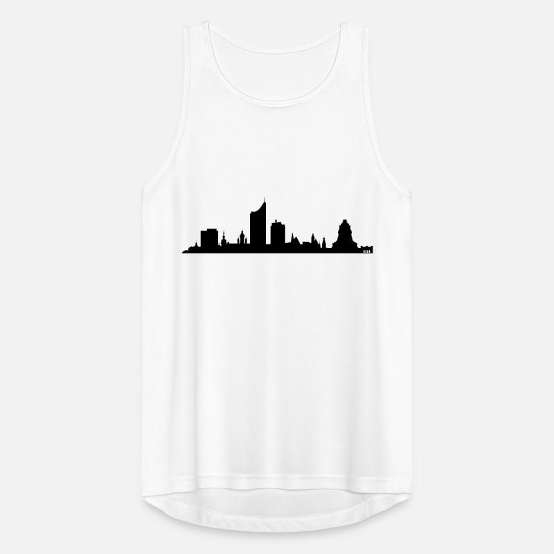 Skyline de Leipzig Débardeur respirant Homme