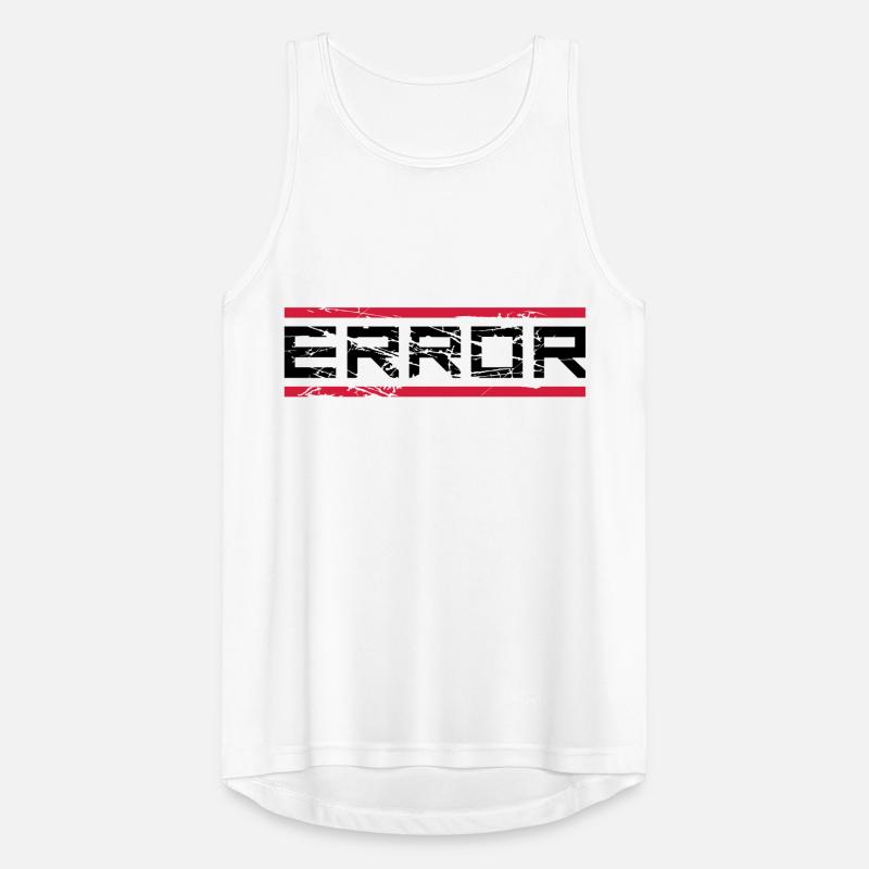 rote balken kratzer geek error computer download n Männer Tank Top atmungsaktiv
