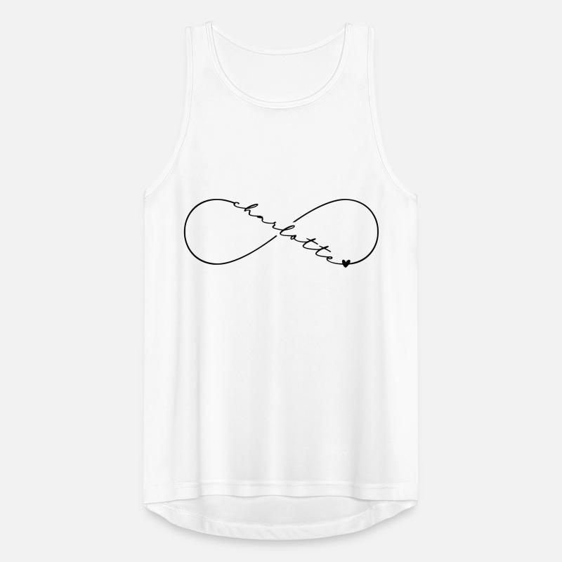 Charlotte Name Infinitysymbol Männer Tank Top atmungsaktiv