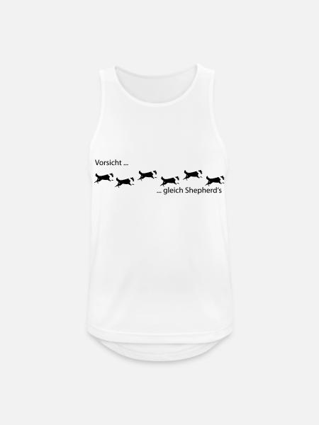 Gleich Shepherd's - Männer Tank Top atmungsaktiv - Weiß