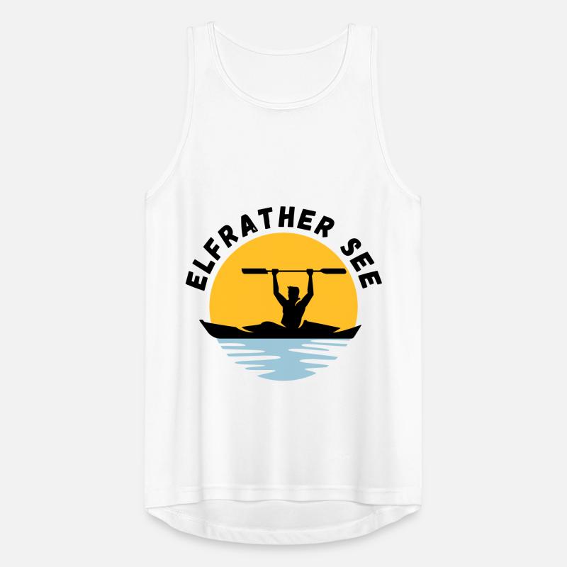 Elfrather See Männer Tank Top atmungsaktiv