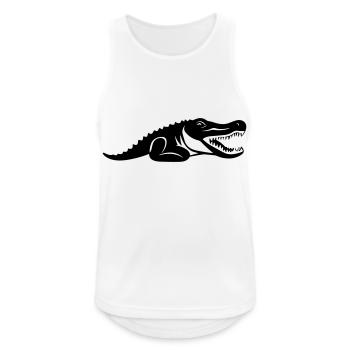 crocodile - Débardeur respirant Homme - blanc - Devant - Nick (188cm)