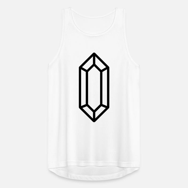 quartz crystal Men's Breathable Tank Top