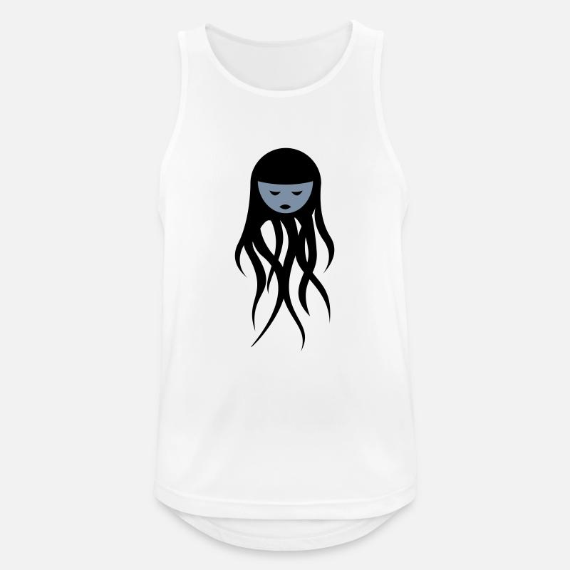 ghostesse - Männer Tank Top atmungsaktiv - Weiß