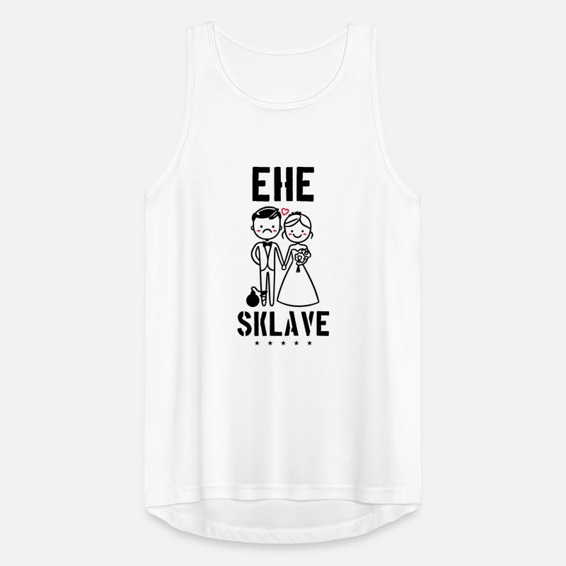Hochzeit Ehesklave Bräutigam Braut Männer Tank Top atmungsaktiv