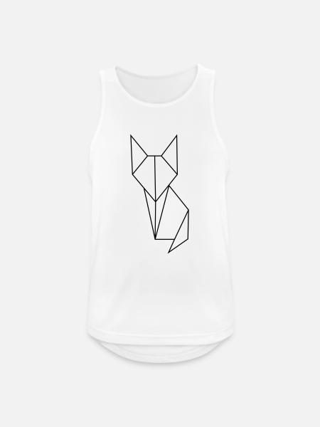Cat - Men's Breathable Tank Top - white