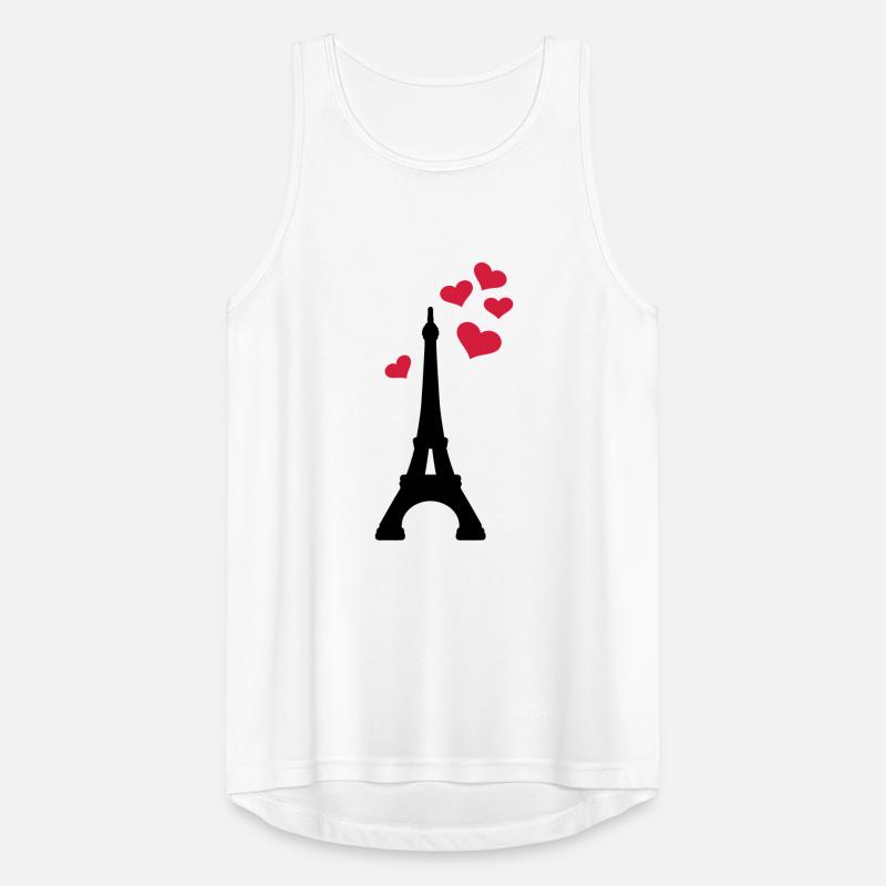 Eiffel Tower Paris Men's Breathable Tank Top