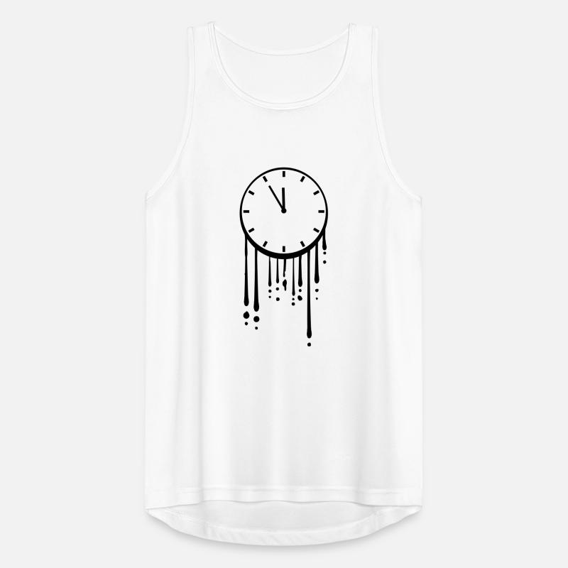 Melting Clock Drops Men's Breathable Tank Top