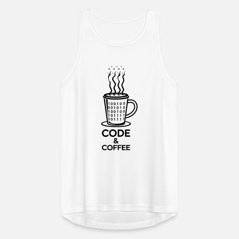 Code & Coffee – Perfektes Duo Männer Tank Top atmungsaktiv