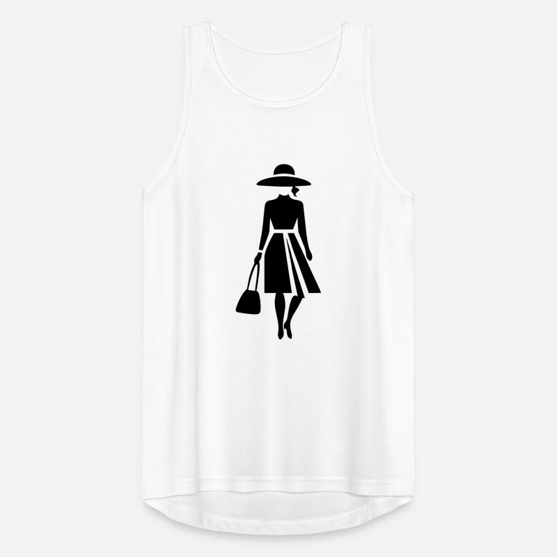 Der Stil einer stilvollen Dame Männer Tank Top atmungsaktiv