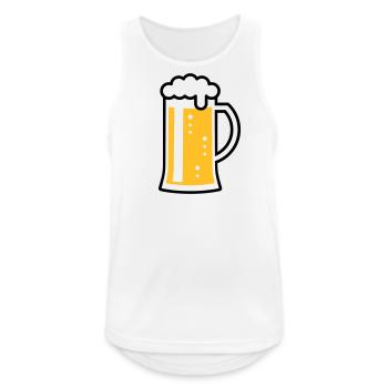 XOriginalBavarian (R2) - Men's Breathable Tank Top - white - Front - Nick (188cm)