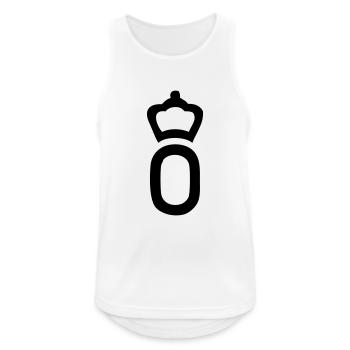 Oldenburger - Männer Tank Top atmungsaktiv - Weiß - Vorne - Nick (188cm)