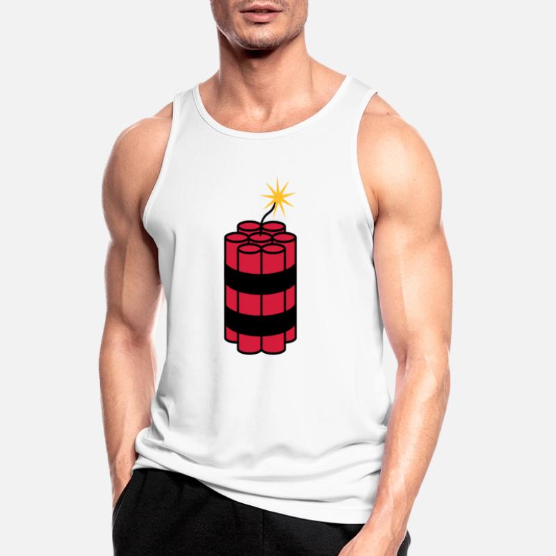 lit tnt dynamite explode explosion spre Men's Breathable Tank Top
