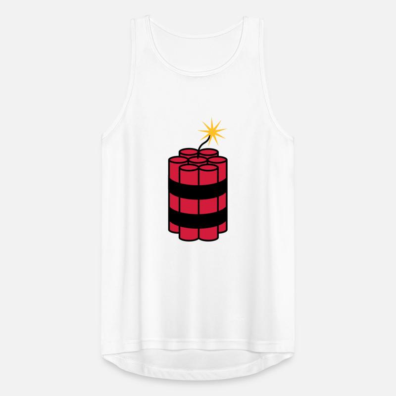 éclairé tnt dynamite explosé explosion spre Débardeur respirant Homme