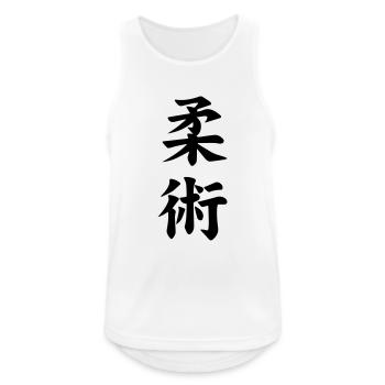 Jiu Jitsu Kanji - Men's Breathable Tank Top - white - Front - Nick (188cm)
