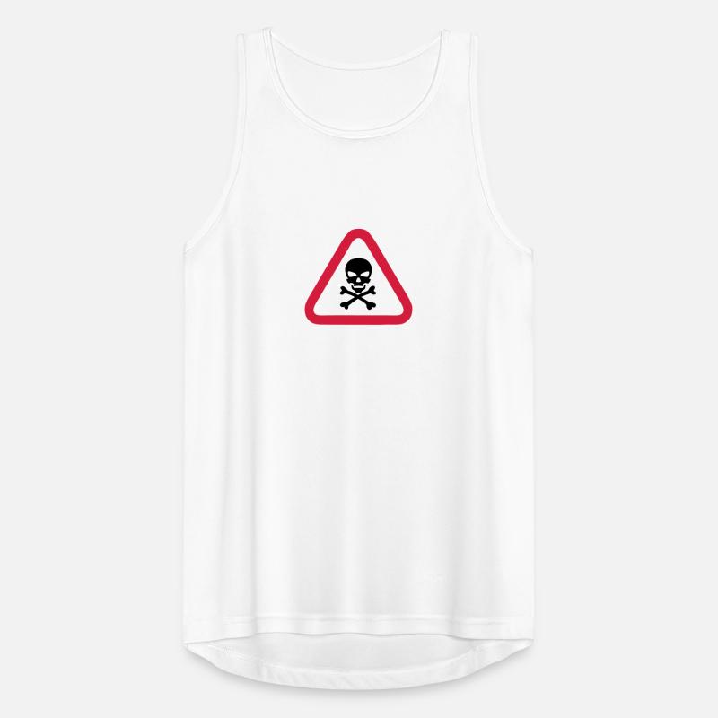 skull danger triangle panel 280) Men's Breathable Tank Top