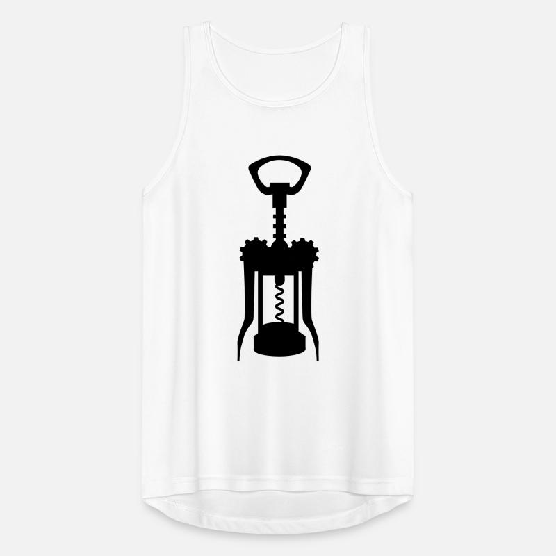 A corkscrew Men's Breathable Tank Top