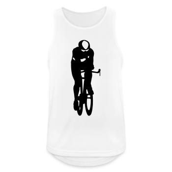 Coureur - Débardeur respirant Homme - blanc - Devant - Nick (188cm)