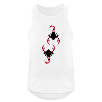 scorpion - Débardeur respirant Homme - blanc - Devant - Nick (188cm)