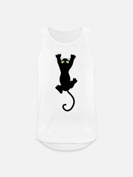 Cat fun - Débardeur respirant Homme - blanc