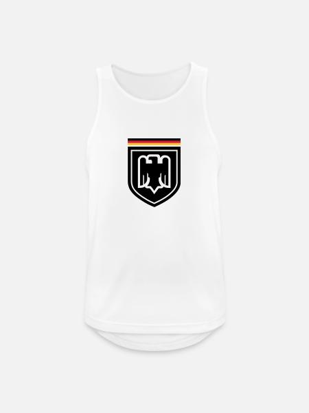 Germany Eagle Badge 01 - Men's Breathable Tank Top - white