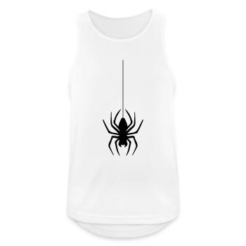 abseil thread spider web spider logo design disgust - Men's Breathable Tank Top - white - Front - Nick (188cm)