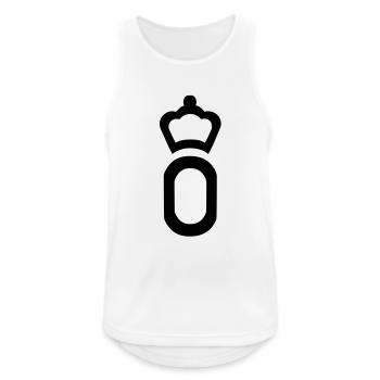 Oldenburger - Männer Tank Top atmungsaktiv - Weiß - Vorne - Nick (188cm)
