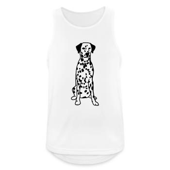 Dalmatian - Men's Breathable Tank Top - white - Front - Nick (188cm)