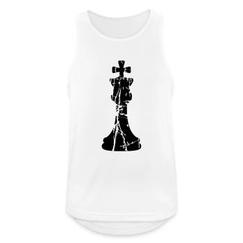 Scratch cracks chess - Men's Breathable Tank Top - white - Front - Nick (188cm)