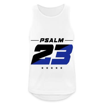 psalm 23 bible verse - Men's Breathable Tank Top - white - Front - Nick (188cm)