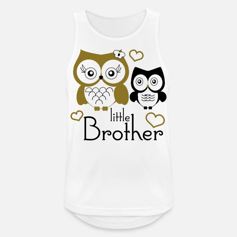 Little Brother - Men's Breathable Tank Top - white