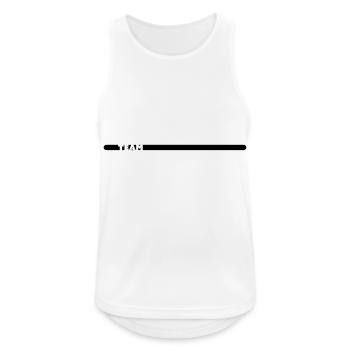 Team - Männer Tank Top atmungsaktiv - Weiß - Vorne - Nick (188cm)