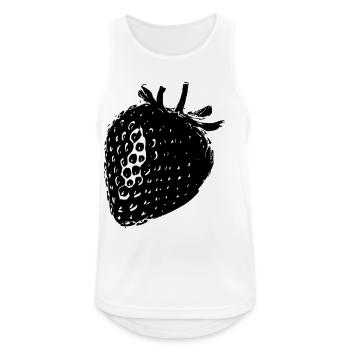 fraise - Débardeur respirant Homme - blanc - Devant - Nick (188cm)