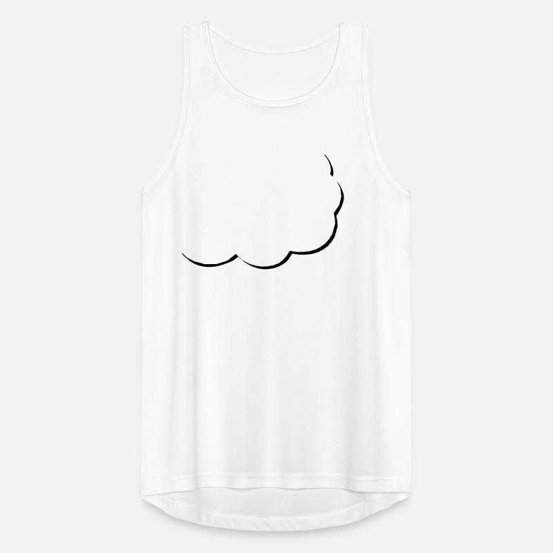 speech balloon | half speech bubble | Cloud | Cloud Men's Breathable Tank Top