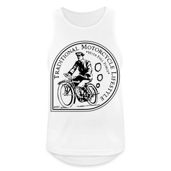 Traditional Motorcycle Lifestyle - Men's Breathable Tank Top - white - Front - Nick (188cm)