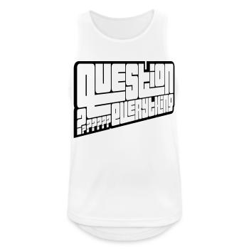 Critical Question Everything - Men's Breathable Tank Top - white - Front - Nick (188cm)