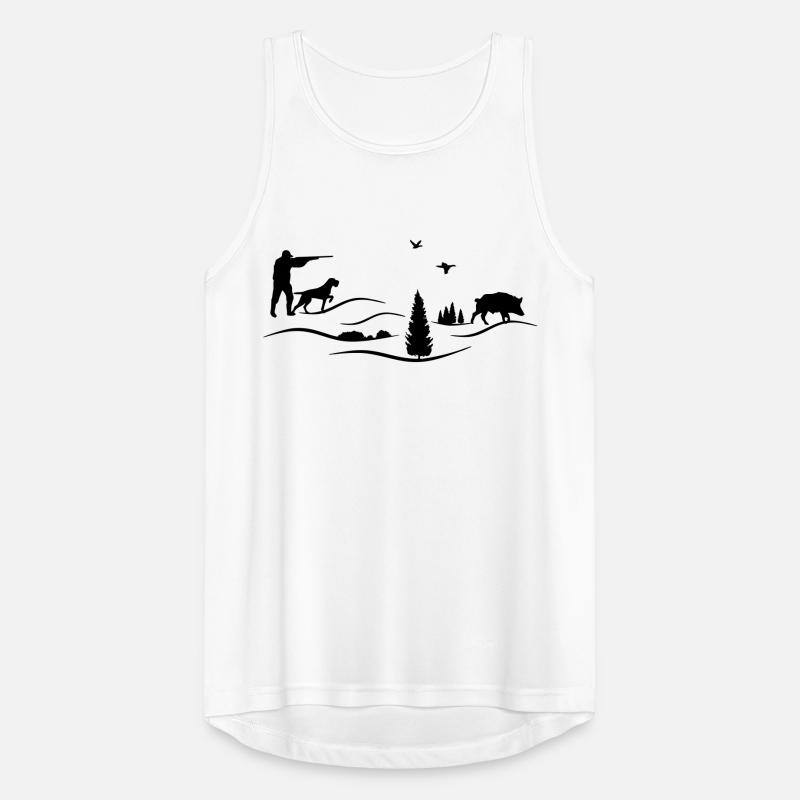 Hunter German Wirehaired Pointer Men's Breathable Tank Top