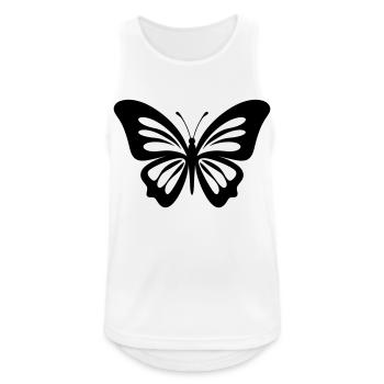 Papillon - Débardeur respirant Homme - blanc - Devant - Nick (188cm)