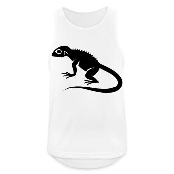 Lizard - Men's Breathable Tank Top - white - Front - Nick (188cm)