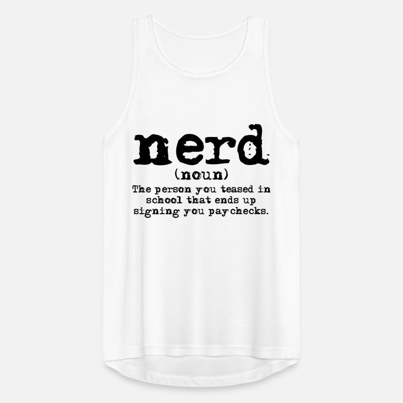 Définition de nerd Débardeur respirant Homme