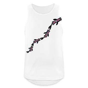 Many Koi Fish Nishikigoi - Men's Breathable Tank Top - white - Front - Nick (188cm)