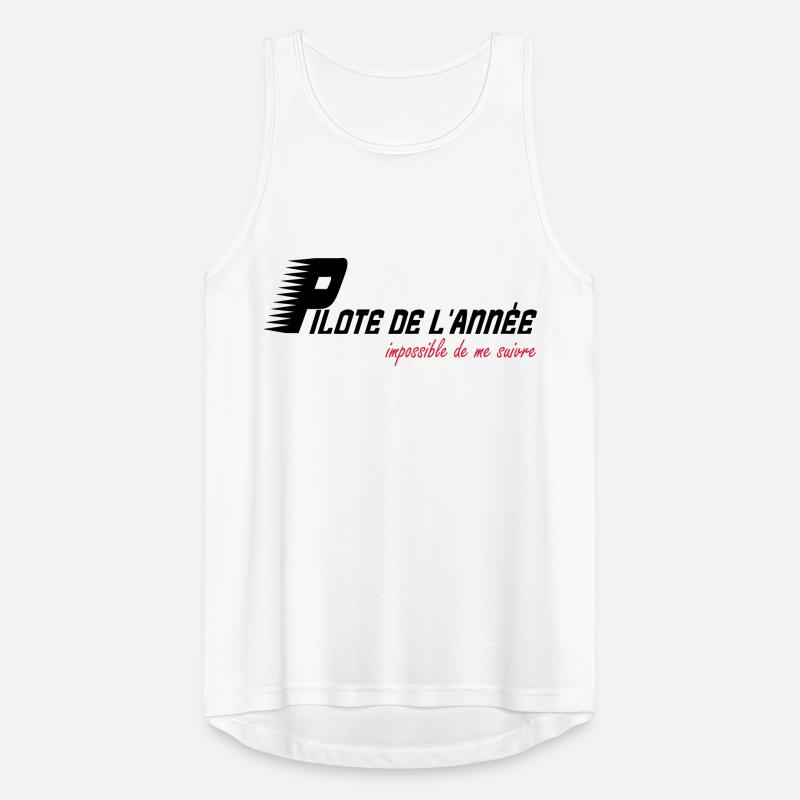Pilote de l'année impossible de me suivre Débardeur respirant Homme
