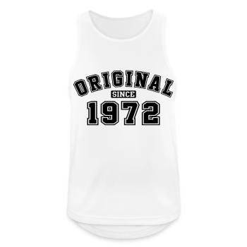 Original Since 1972 College Style - Débardeur respirant Homme - blanc - Devant - Nick (188cm)