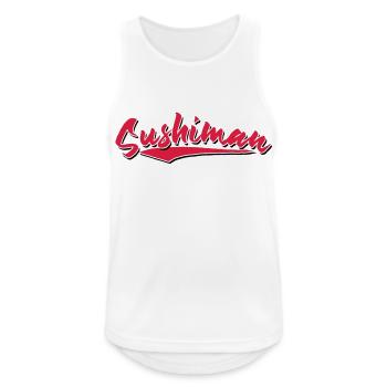 sushi reis asia thai sushiman autocollant autocollant - Débardeur respirant Homme - blanc - Devant - Nick (188cm)