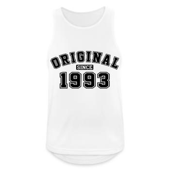 Original Since 1993 Vintage Birthday Birthday - Men's Breathable Tank Top - white - Front - Nick (188cm)