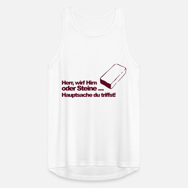 Hirn oder Steine (md) Männer Tank Top atmungsaktiv