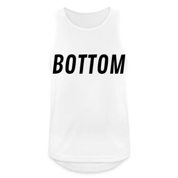 Bottom Gifts - Men's Breathable Tank Top - white - Front - Nick (188cm)