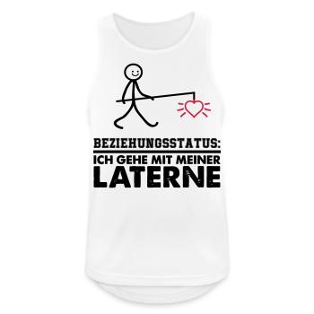meine laterne 02 - Männer Tank Top atmungsaktiv - Weiß - Vorne - Nick (188cm)