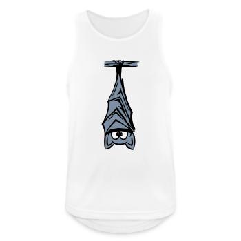 bat hanging - Men's Breathable Tank Top - white - Front - Nick (188cm)