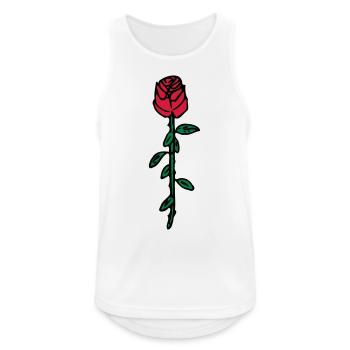 Rose - Men's Breathable Tank Top - white - Front - Nick (188cm)
